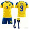2026 Wereldbeker Zweden Voetbalshirt voor Kinderen en Volwassenen ISAK #9