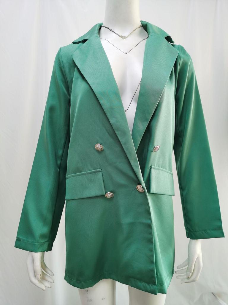Women's European & American Style Lapel Cardigan Suit Jacket