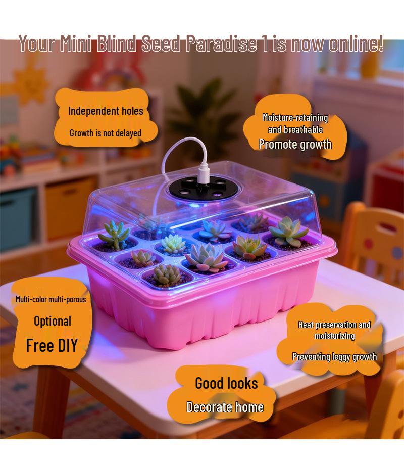 High Lid Seedling Box with Controller Accessories for Home Gardening