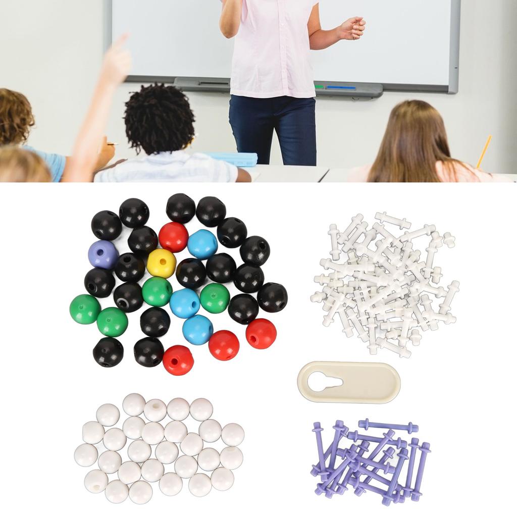 136PCS Organic Chemistry Molecular Model 59 Atoms 76 Links 1 Link Remover Tool Molecular Structure M