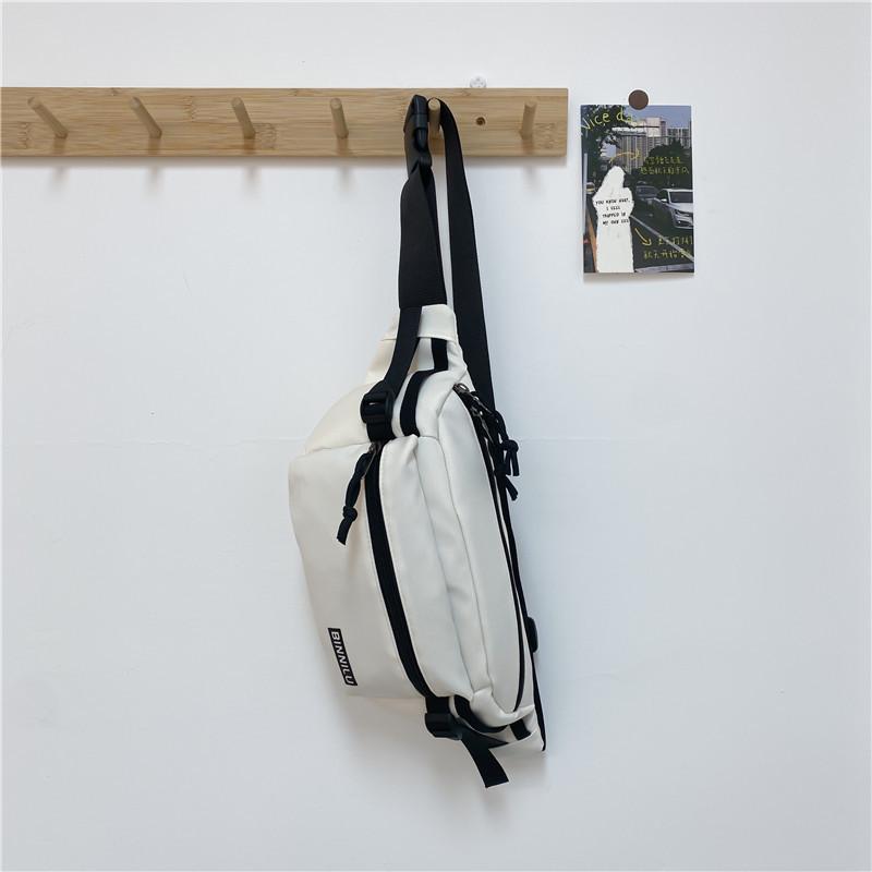 Modna unisexowa torba crossbody na klatkę piersiową i biodrowa do użytku codziennego, sportowego lub studenckiego