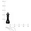 Chess Queen Decoration Black 25.5cm