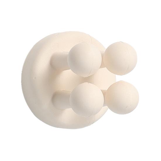 Sticky Hook No Punch with Four-Claw Design Hook Silicone Soft Claw Mold-Free Adhesive Hook for Bathroom And Desktop