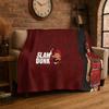 Retro Slam Dunk Basketball Anime Cartoon Flannel Blanket Soft Warm Throw Blanket for Bedroom Living Room Bed Travel Picnic Gift