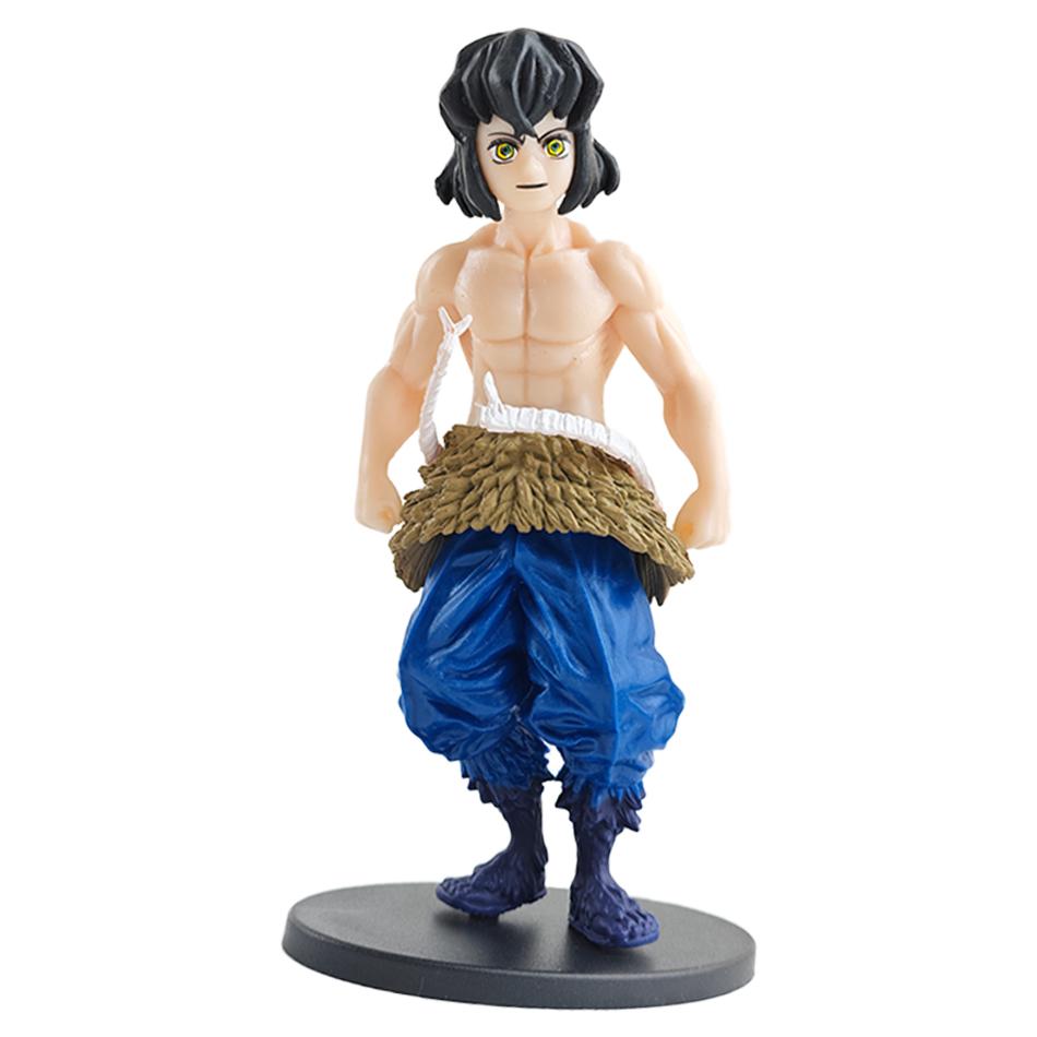 Figurină de Acțiune Anime Demon Slayer - Kamado Tanjirou cu Agatsuma Zenitsu și Nezuko Model PVC Jucării Kimetsu No Yaiba Războinici