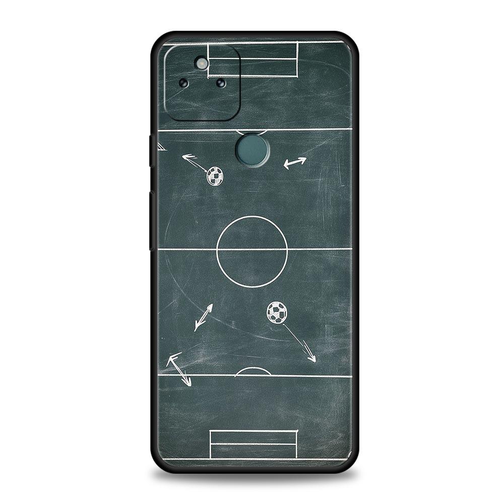 Football Basketball Tactical Board Phone Case Cover for Google Pixel 10 9 8 7 6 9A 8A 7A 6A Pro Shockproof Soft TPU 10 Pro XL