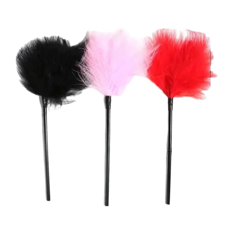 SM Erotic Caress Feather Stick Female Slave Training Tingle Teasing Stick Couple Foreplay Flirting Sex Toy