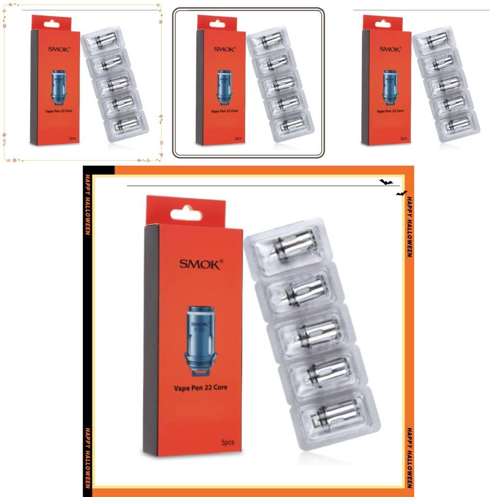 Replacement Coils For Vape Pen 22 Tank 0.3 Ohm Dual Core 5pcs/lot
