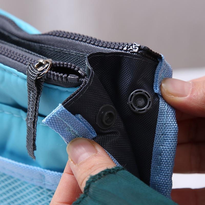 Kosmetisk veske Sminkeveske Reisearrangør Bærbar skjønnhetsveske Funksjonell toalettsaker Makeup Organizers