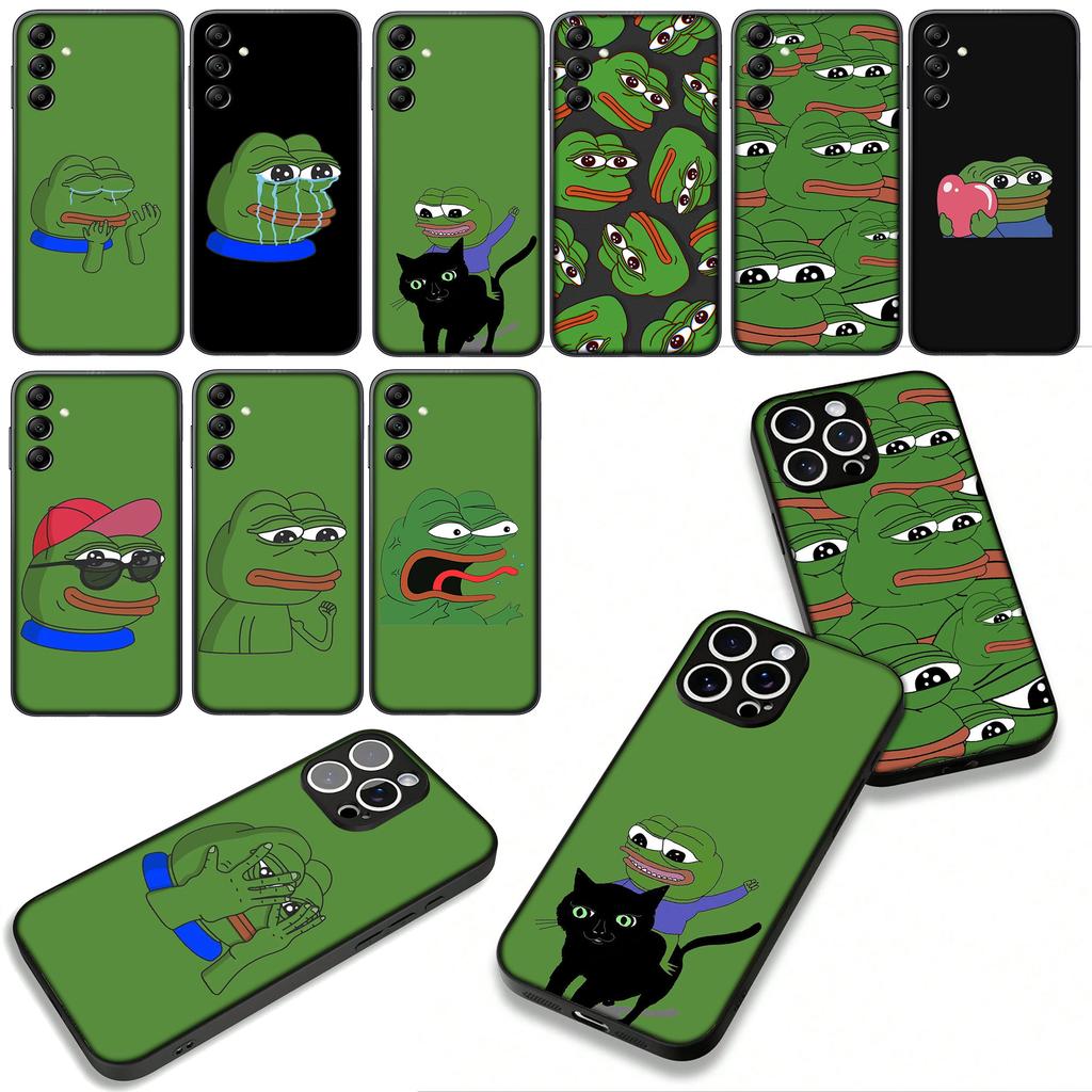 Cover for Xiaomi Poco F7 F6 F8 Ultra F5 X7 X6 X5 X3 NFC M7 M6 Pro C85 C75 C65 C71 C61 Phone Case Animal Sad Frogs Pepes Funny