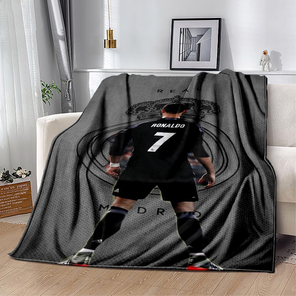 Ronaldo's Portugal Legacy Blanket Ultra-Soft Great for Office Bed Sofa All-Season Use Warmthful Decor Suitable for Gifting Relatives and Friends