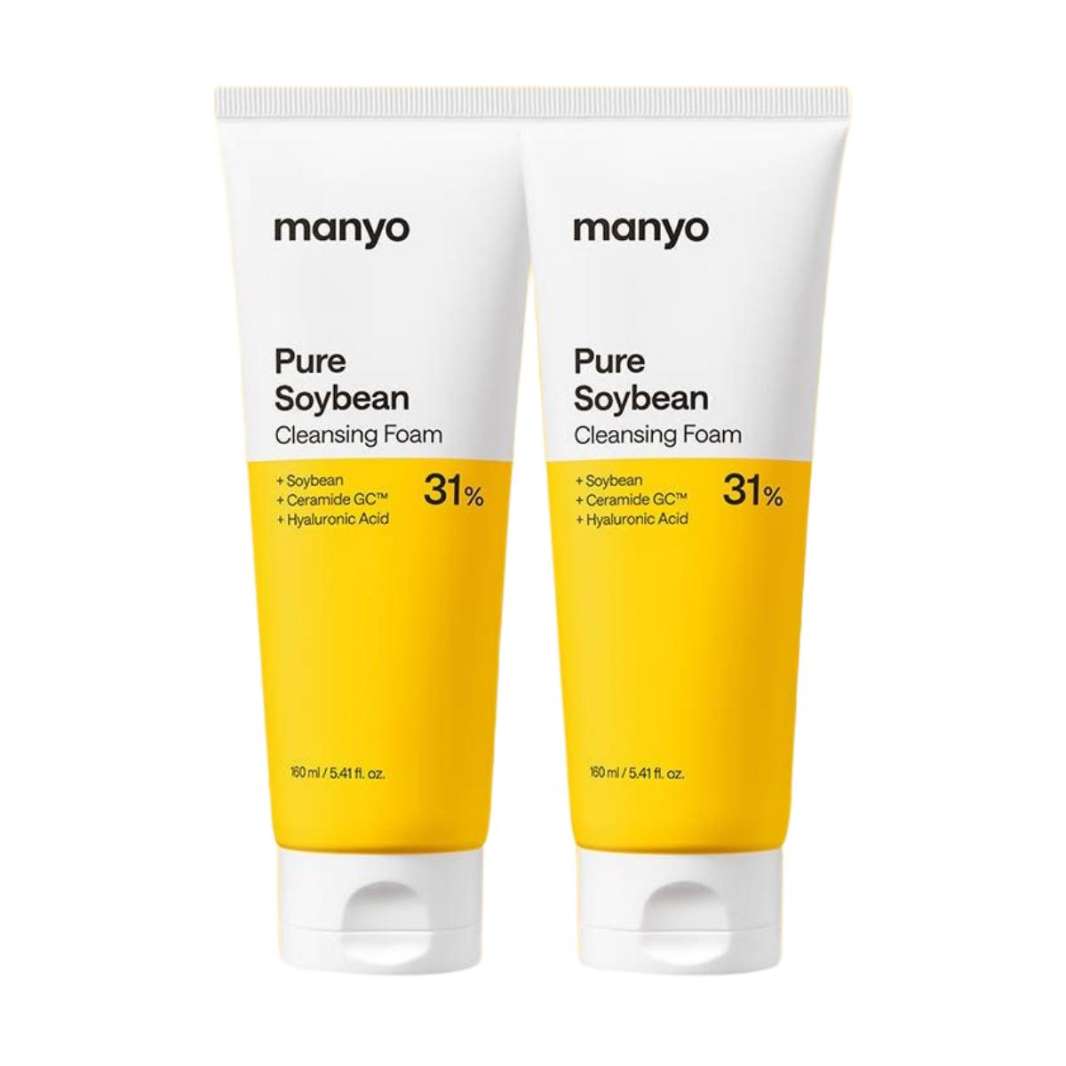 ma:nyo Pure Soybean Cleansing Foam Daily Deep Moist Cleanser 160ml Dual Pack