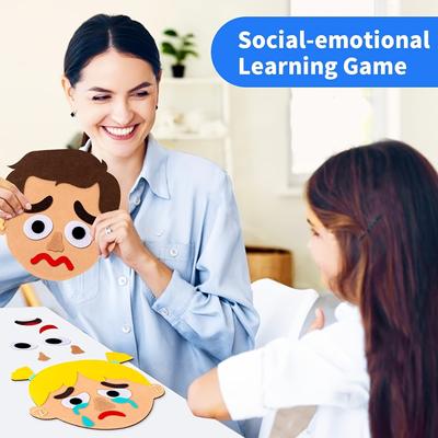 Sociálně-emocionální hry pro děti a batolata Rodinné pocity Deskové hry Autismus Senzorická hračka Předškolní vzdělávací hračky pro chlapce a dívky