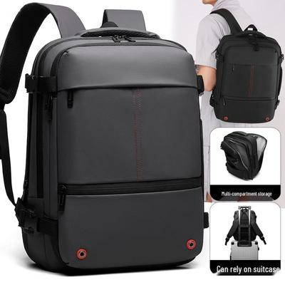 Zaino Leggero da Viaggio d'Affari per Laptop da Uomo con Grande Capacità e Personalizzazione del Logo
