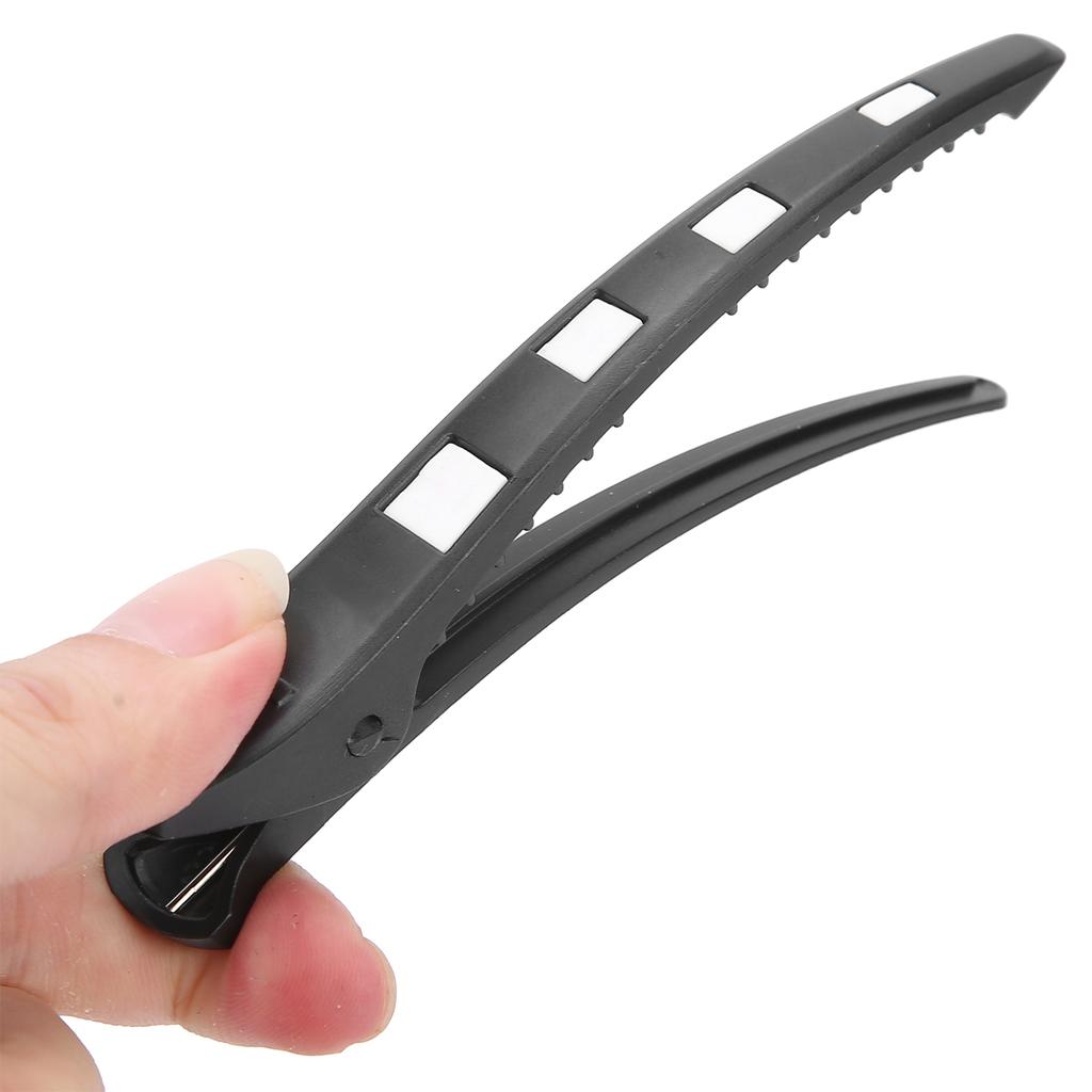 6pcs Professional Duckbill Hair Clip Portable Hair Salon DIY Sectioning Clips Styling ToolWhite