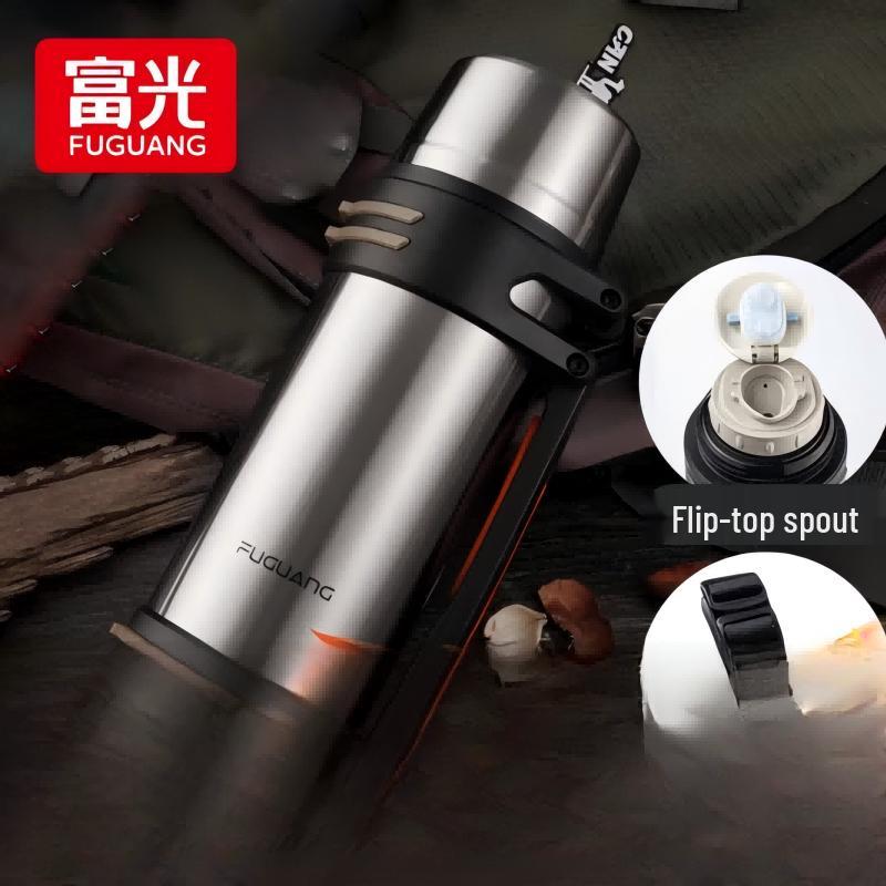 

FUGUANG Вакуумная термокружка для путешествий из нержавеющей стали 1200 мл