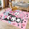 Cute Characters Pastel Outfits Carpet For Playroom Bedroom Living Room Sofa Home Decorkids Game Area Rug Nonslip Floor Mat
