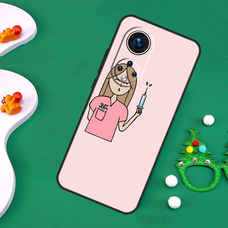 

Медицинский чехол для телефона Nurse для Honor 200 Lite 50 70 90 X9c X9b X9a X8a X8b X7a X6a X8 X9 Magic 7 5 6 Pro Honor X8b