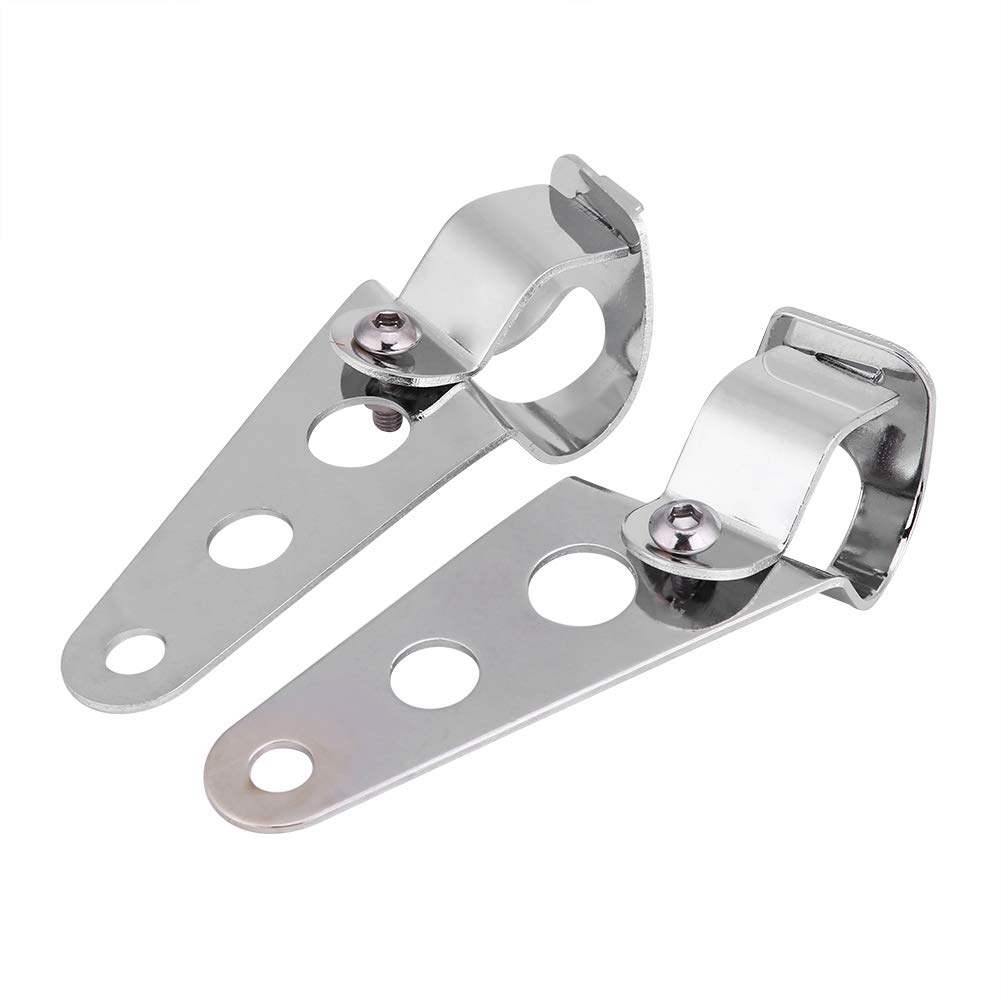 Motorcycle Headlight Mount Bracket Headlamp Clamp Holder Fork Tube For