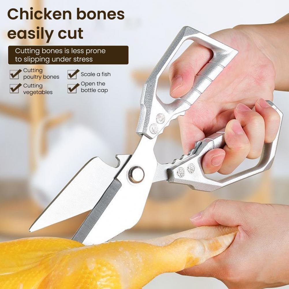 Stainless Steel Kitchen Scissors Sharp Blade Kitchen Shears Heavy Duty Stainless Steel Kitchen Shears for Cutting Meat