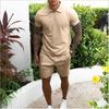 Sports Suit Men's Summer Fitness Short-sleeved T-shirt + Shorts Running Loose Casual Sportswear Large Size S-3XL