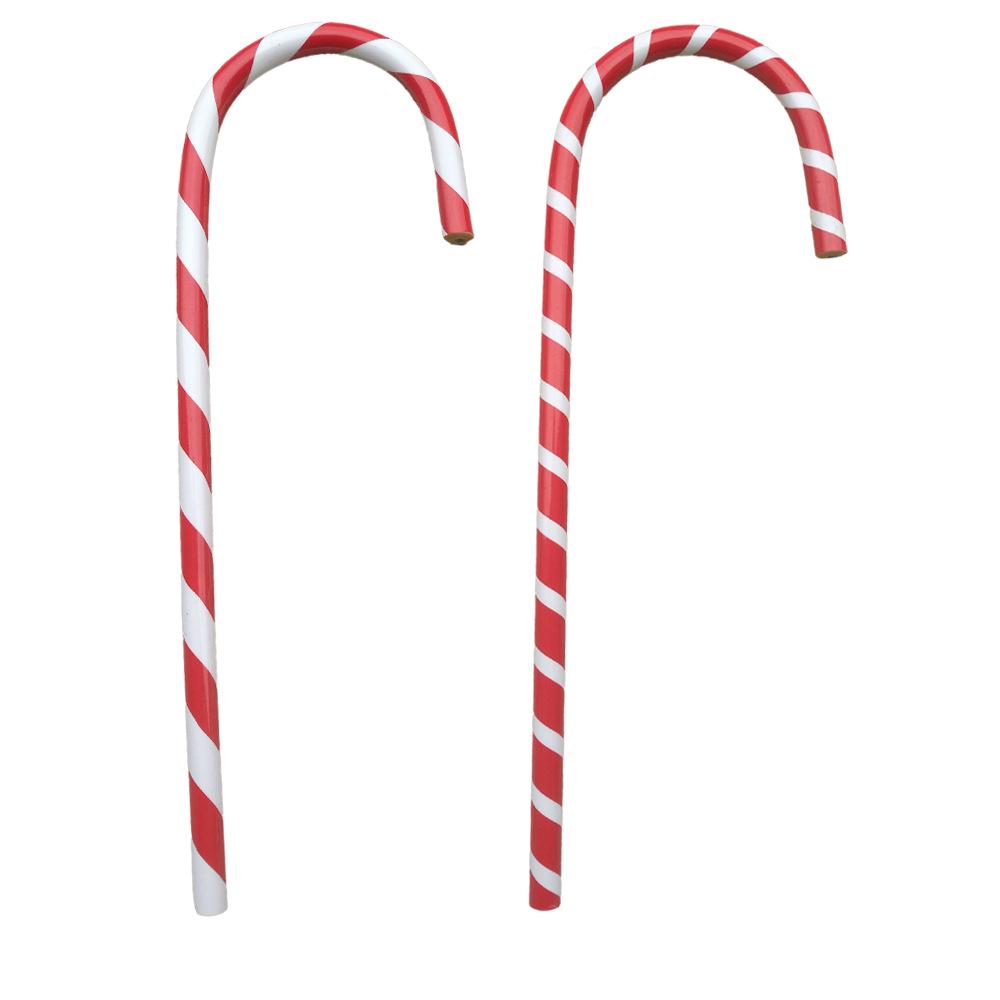 Eco-friendly European Standard Two-color Candy Cane-Shaped Colored Pencil for Christmas