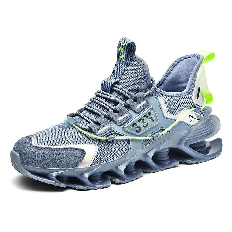 Daddy shoes men's autumn new blade luminous shoes large size fashion fly-woven mesh sports running shoes