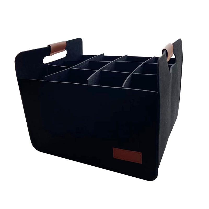 High quality 12 bottle portable foldable and detachable red wine gift bag, essential for weddings, camping, and picnics