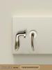 BAGB Silent Luxury Wooden Bedroom Door Handle Lock