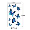 Small Fresh Tattoo Sticker, English, Alphabet Flower Butterfly Sketch Line, Waterproof Tattoo Sticker Tattoo
