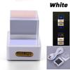 GeekMagic GIFTV Crystal Cube Holographic Mini Electric Digital Clock Desktop Smart Weather Station DIY Animations Photo Display