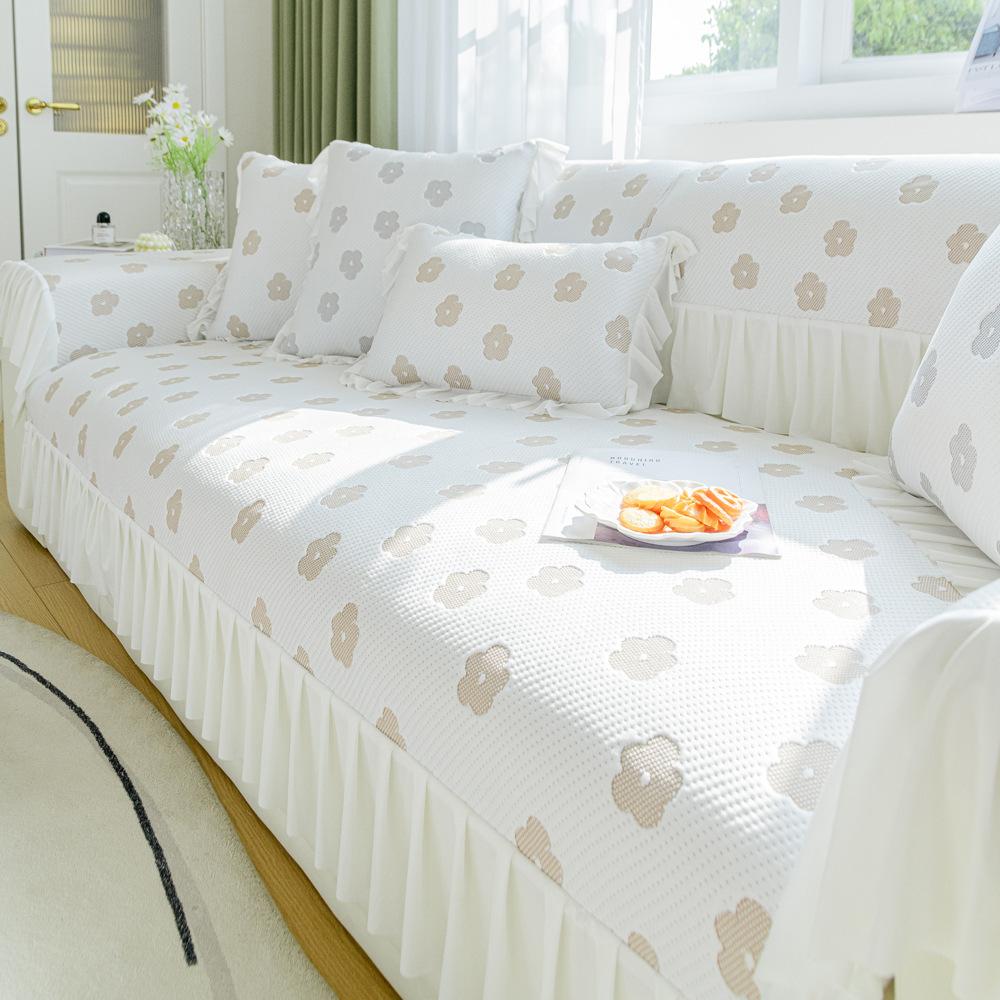 Frisk Ins Stil Is Silke Kjølig Sofapute Kjølematte for Sommer Sklisikker Sommer Sovematte Pute Sofatrekk