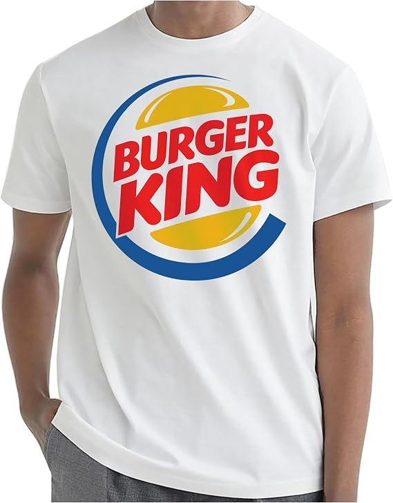 Burger King TShirt Graphic Cotton TShirt Unisex Summer Short Sleeve Fashion Brand Tee Luxury Casual Vintage Tees