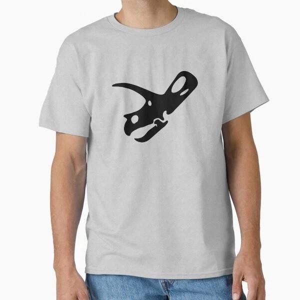 Torosaurus Skull Black Classic Tshirt Made In Usaaus Tshirt S2xl S