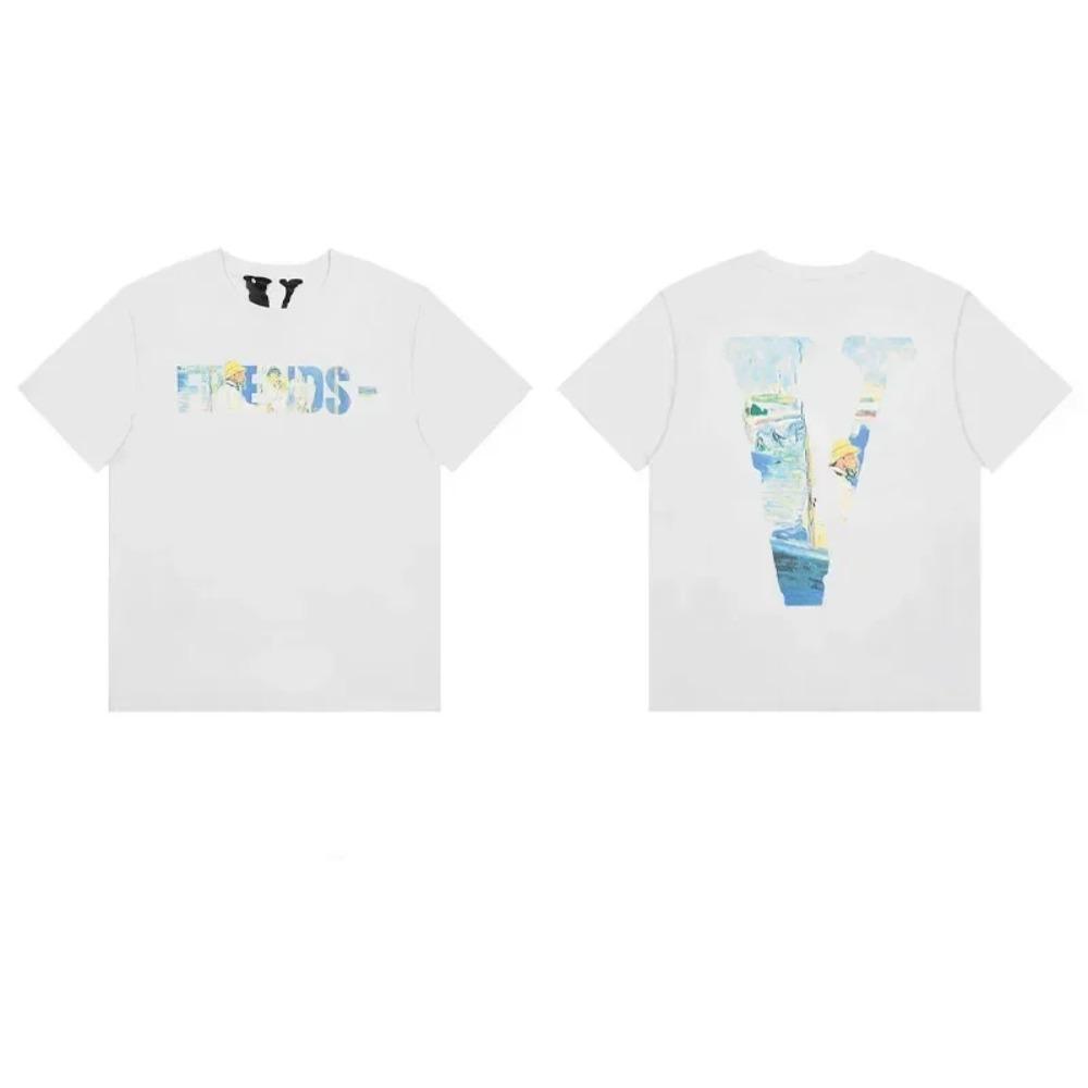 Cotton T-shirt V Short Sleeve Summer Men Women Loose Hip Hop Tee Harajuku Tops Y2k Clothes Oversized Vintage Clothing Harajuku