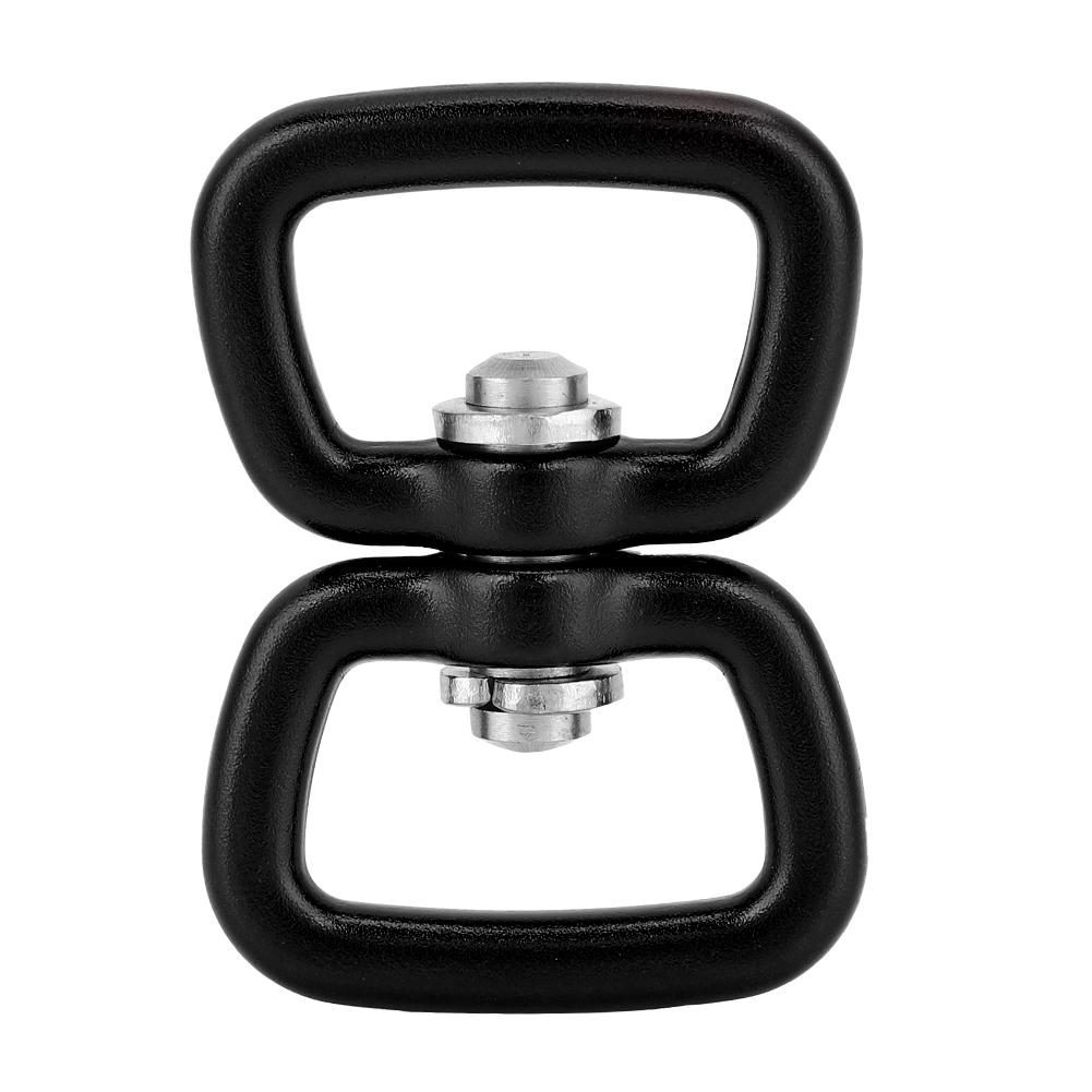 Outdoor Aluminum Alloy Key Connection Buckle Adapter Black