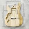 Corpo per Chitarra Elettrica ST Mano Sinistra Corpo per Chitarra Elettrica ST Corpo Corpo per Chitarra Corpo per Chitarra Fai da Te Modello Personalizzabile Verniciato Corpo per Chitarra Mano Invertita