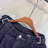 C S In The Room Ykk Zipper fleeCe Denim Wide pantS 2Color