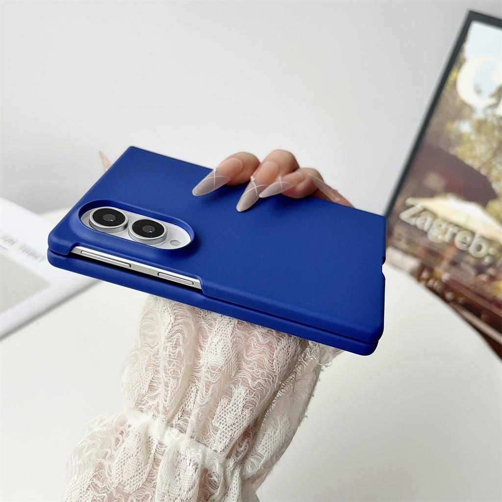 Candy Color Hard PC Phone Case with Front Screen Film for Samsung Galaxy Z Fold 8 Ultra 7 6 5 Fold8 Fold7 Fold6 Fold5 5G Cover