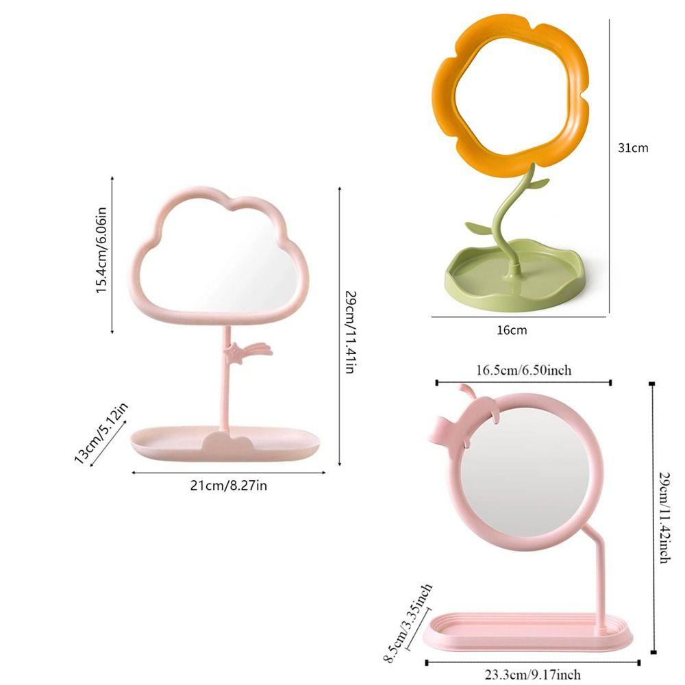 Zdejmowane Lusterka do Makijażu Wielofunkcyjne Lusterka Dekoracyjne Prezenty Lusterko w Kształcie Chmury