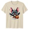 Halloween Bat Trick Or Treat Kids Holidays Unisexs Unisexs Graphic Tee