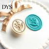 Metal Seal for Crafting Embossed Wax Stamp, Zinc Alloy Sealing Stamp with Various Artistic Stationery Patterns Wedding Invitations Envelopes