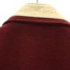 VINTAGE 60s 70s vintage Leather Switch Wool Stajan wine-red Chain stitch Men's Used