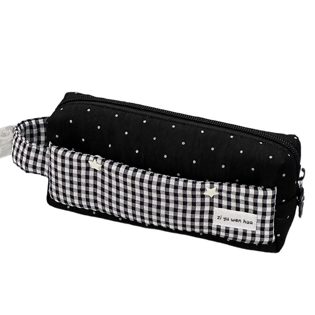Soft Mousse Pencil Case Large Capacity Storage Bag For Girls Office Use