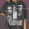 Koszulka z graficznym portretem Lili Reinhart: Graficzna koszulka w stylu vintage