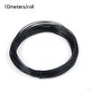 4 Pieces Yards 1mm Aluminum Wire, Round Flexible Rope, Metal Rope for Making Art Garlands, Earrings