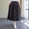 Women's Summer Printed A-line Skirt: Fashionable and Belly-Slimming