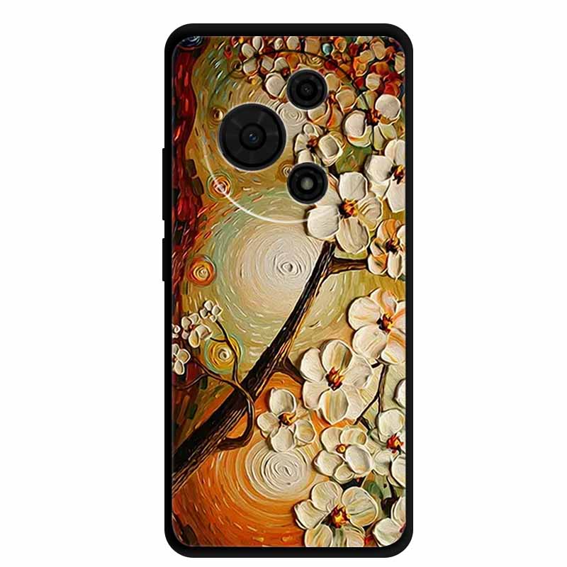 Für TCL 60 SE Hülle T517H Niedliche Cartoon Bunte Weiche TPU Silikon Rückseite für TCL 60 SE Hülle Schwarze Handyhülle Funda TCL60 SE