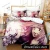 Loveless Luxury Bedding Set Japan Anime Cartoon Duvet Cover Set Comforter Bedspread Linen Twin Single Size Printed Home Textile