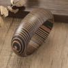 Bohemia Style Fashion Fashion Square Ethnic Style Brown Wood Stylish Wide Bracelet Retro Hand Jewelry